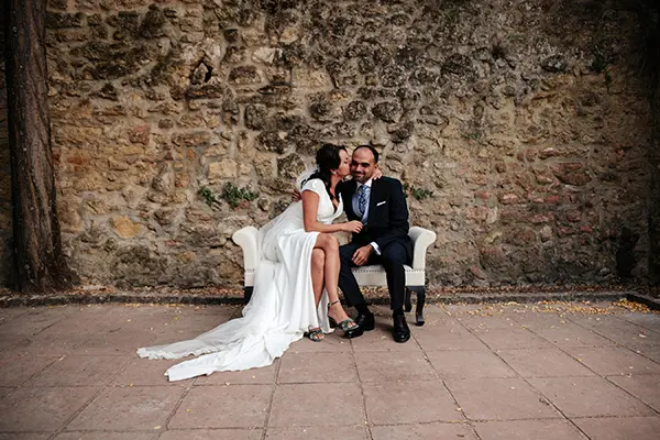 Fotografía documental de boda de Inma y Manuel en el Convento de Caños Santos.